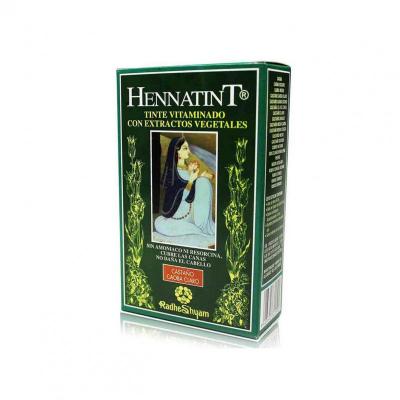 HennaTint 6 castaño caoba claro 60ml+60ml Radhe Shyam