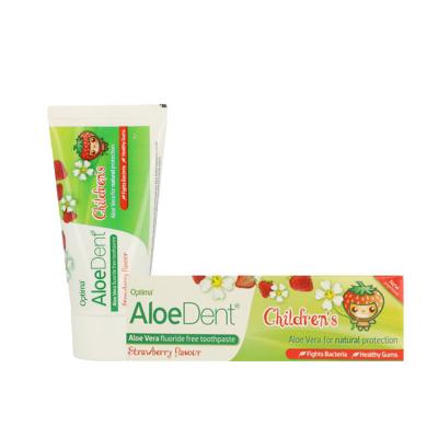 Dentifrico Aloe Vera para Niños sin Fluor Fresa 50ml Aloe Dent