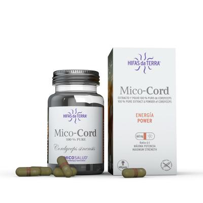 Mico Cord-Cordiceps 30 capsulas Hifas da terra