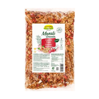 Muesli crujiente con Fresas 750g Granovita