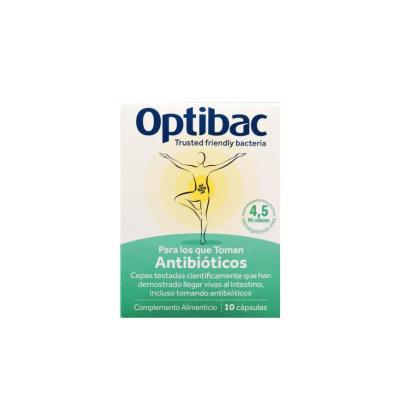 Para los que toman Antibioticos 10 caps Optibac