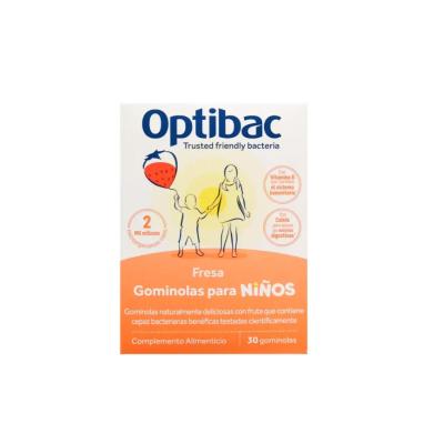 Gominolas para niños 30 unidades Optibac