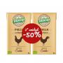 Caldo de Pollo autentico DUOPACK (tetrabrik) Bio 1L Biocop