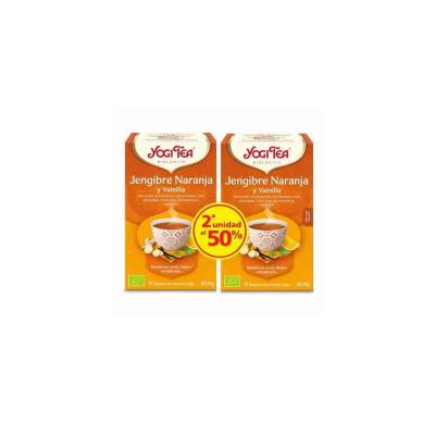 Yogi Tea Jengibre y Naranja 2ª unidad al 50% Bio 17 filtros