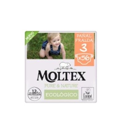 MOLTEX PURE & NATURE PAÑAL T3X56