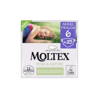 MOLTEX PURE & NATURE PAÑAL T6X35