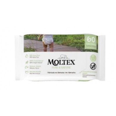 MOLTEX PURE & NATURE TOALLITAS X60