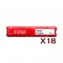 Barrita de chocolate con leche praline y barquillo bio 40g (caja 18 unds) Vivani