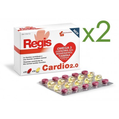 Pack Regis Cardio x2 30 comprimidos + 30 perlas de Omega-3 Regis Global