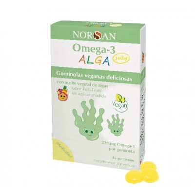 Omega-3 ALGA – Jelly 45 Gominolas Norsan