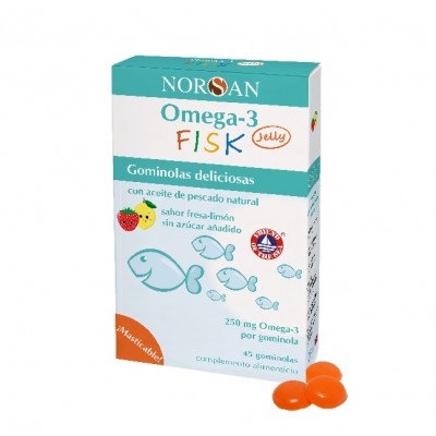 Omega-3 FISK – Jelly 45 Gominolas Norsan