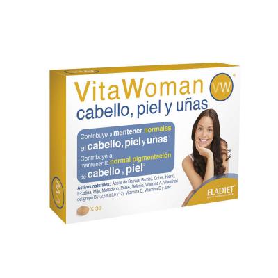 Vitawoman Cabello Piel y Uñas 30 comprimidos Eladiet