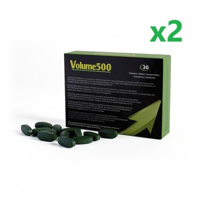 Pack Volume500, mejora la cantidad y calidad del esperma de forma natural x2 30 comprimidos