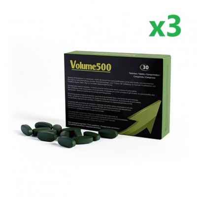 Superpack Volume500, mejora la cantidad y calidad del esperma de forma natural x3 30 comprimidos