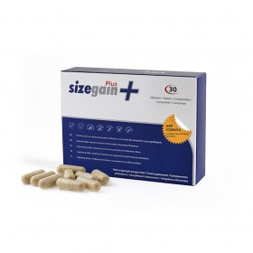 Nuevo SizeGain Plus, fórmula mejorada para aumentar la virilidad y potencia sexual 30 comprimidos