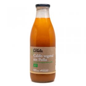 Caldo vegano sabor pollo 1 litro Carlota Organic