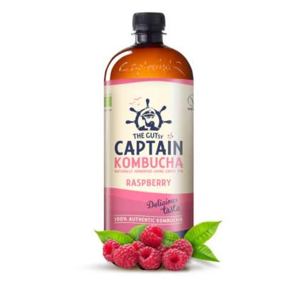 Kombucha Raspberry Bio 1L Captain Kombucha