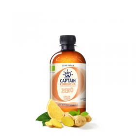 Kombucha ZERO Ginger & Lemon Bio 400ml Captain Kombucha