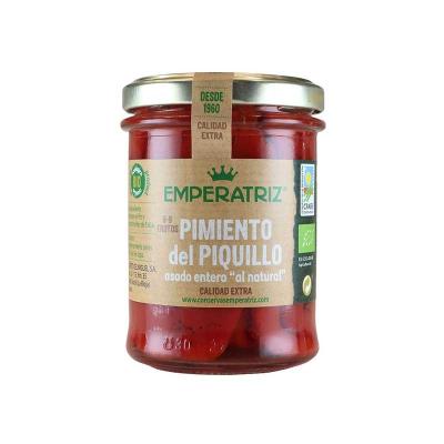 Pimiento del piquillo asado entero bio 212ml Emperatriz