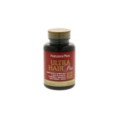 Ultra Hair Plus con MSM (fortalecer el cabello) 60 comp Natures Plus