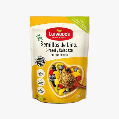Semillas de Lino, Girasol y Calabaza Molidas Bio 200g Linwoods