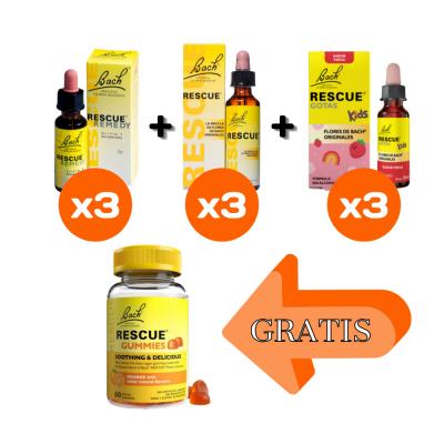 PACK 333 - Promo Especial de RESCUE REMEDY - Gummies Gratis
