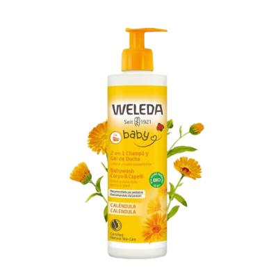 Champu-Gel (2 en 1) de calendula bebe y niño 400ml Weleda