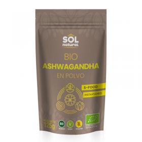 Ashwagandha en polvo Bio 125g Sol Natural