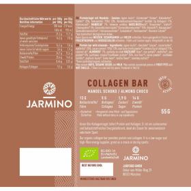 Barrita de Colageno Almendra y Cacao BIO 12x55g Jarmino