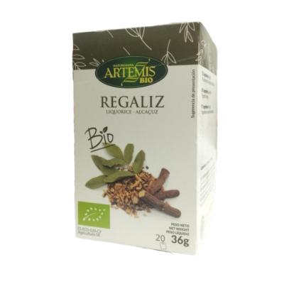 Regaliz Infusion Bio 20 filtros Artemis