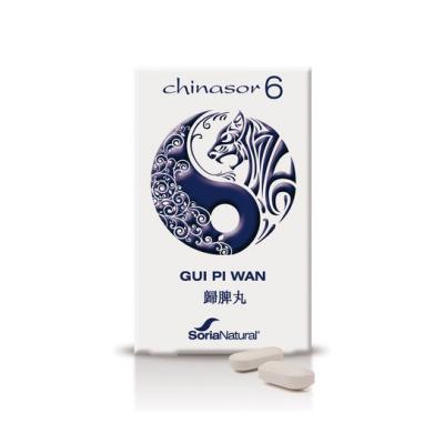 Chinasor 6 Gui Pi Wan 30 comprimidos Soria Natural