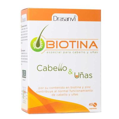 Biotina cabello y uñas 45 comprimidos Drasanvi