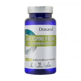 Ajo Espino y Olivo 500mg bote 120 perlas nutrabasicos Drasanvi