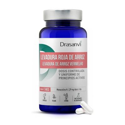 Levadura roja arroz 2.9mg monacolina bote 30 caps nutrabasicos Drasanvi