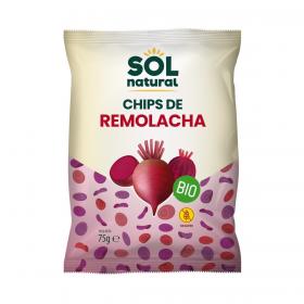 Chips de remolacha Bio sin gluten 75g Sol Natural