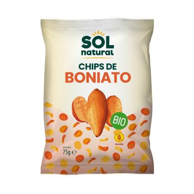 Chips de Boniato Bio sin gluten 75g Sol Natural