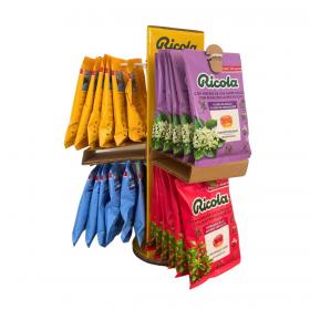 Kit Expositor Bolsas Caramelos 6x6 Ricola