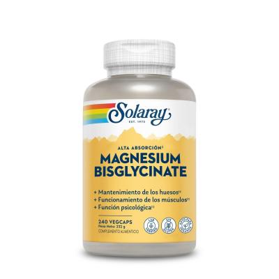 Big Bisglicinato de magnesio 240 vcaps Solaray