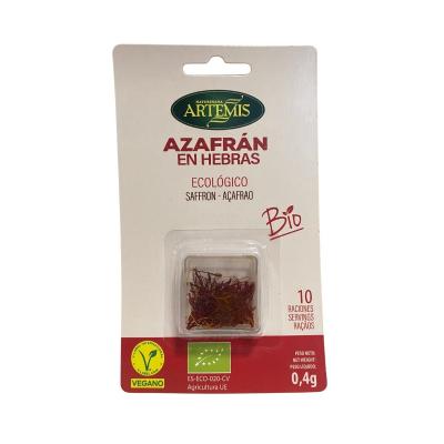 Azafran en hebras Bio 0,4g Artemis