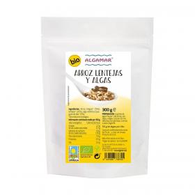 Arroz lentejas y algas bio 300g Algamar