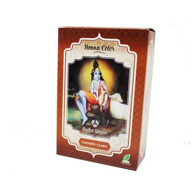 Henna castaño claro polvo 100 g Radhe Shyam